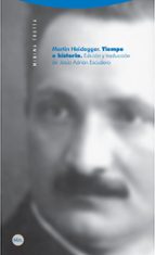 TIEMPO E HISTORIA - 2ｦED., de Martin Heidegger | portada del libro