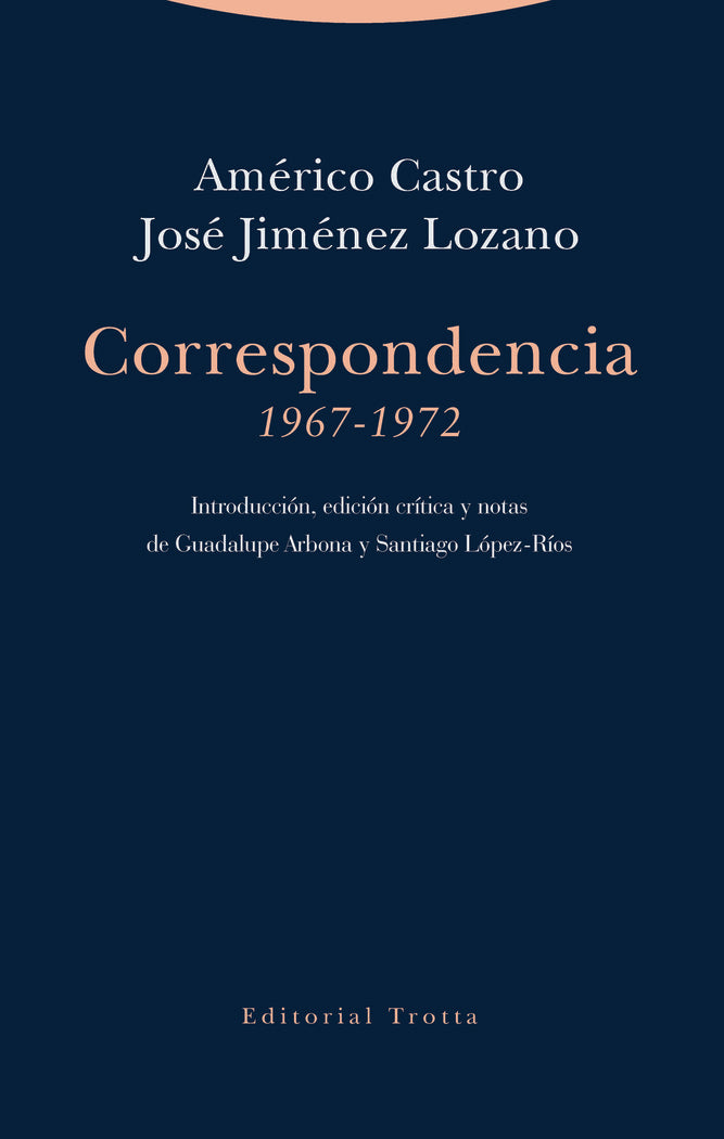 CORRESPONDENCIA 1967-1972, de Castro | portada del libro