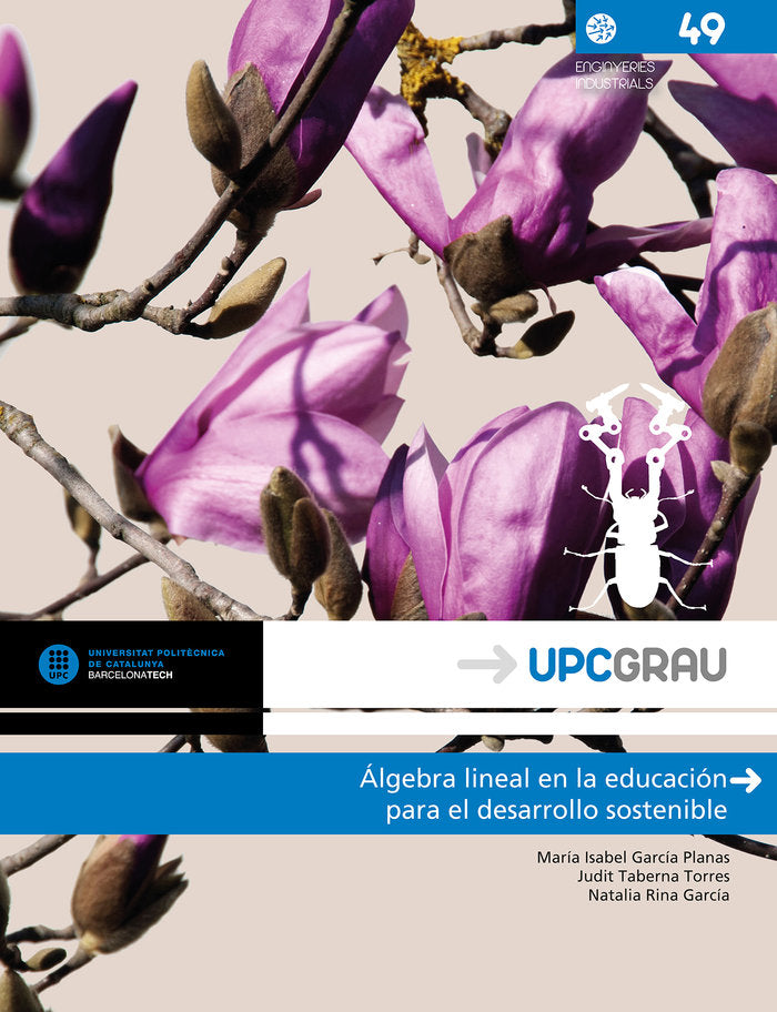 Álgebra lineal en la educación para el desarrollo sostenible, de García Planas | portada del libro