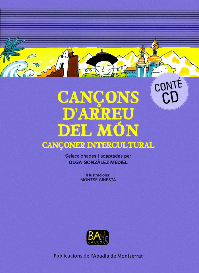 Cançons d'arreu del món, de Gonzàlez Mediel, Olga | portada del libro