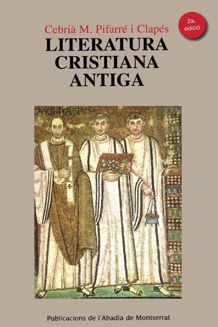 LITERATURA CRISTIANA ANTIGA, de PIFARRE I CLAPES, CEBRIA M. | portada del libro