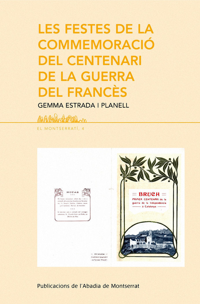 Les festes de la commemoració del Centenari de la Guerra del Francès, de Estrada i Planell, Gemma | portada del libro