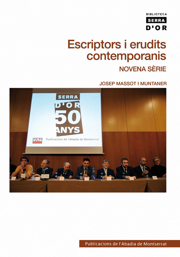 Escriptors i erudits contemporanis. Novena sèrie, de Massot i Muntaner, Josep | portada del libro