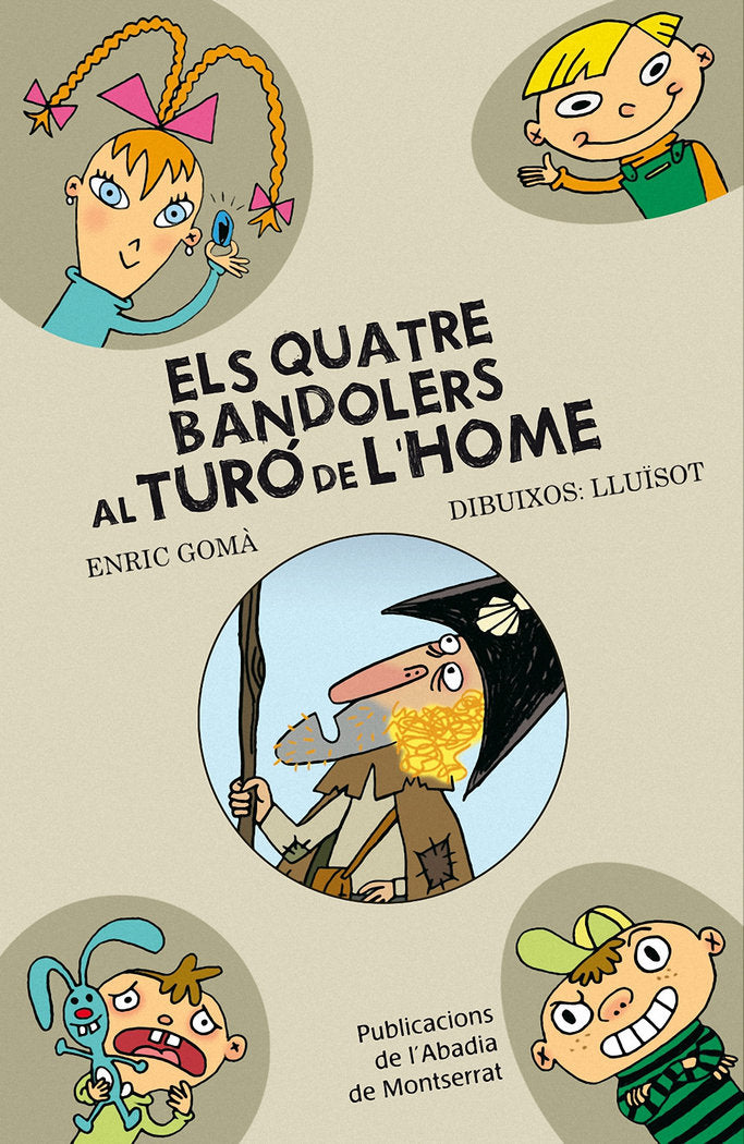 Els quatre bandolers al Turó de l'Home, de Gomà i Ribas, Enric | portada del libro