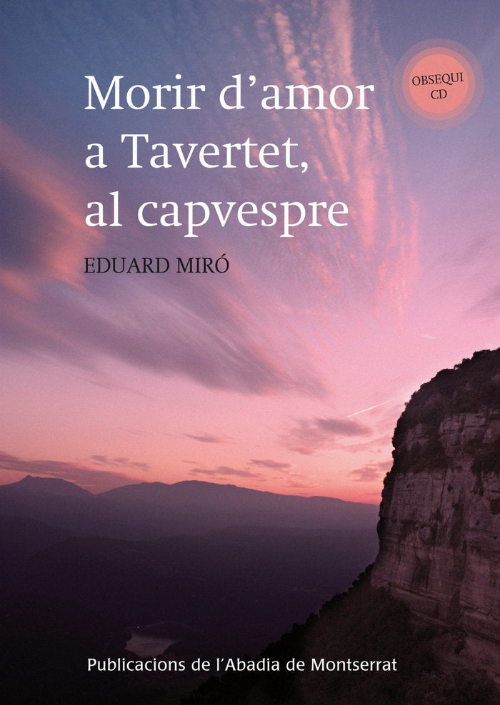 Morir d'amor a Tavertet, al capvespre, de Miró i Saladrigas, Eduard | portada del libro