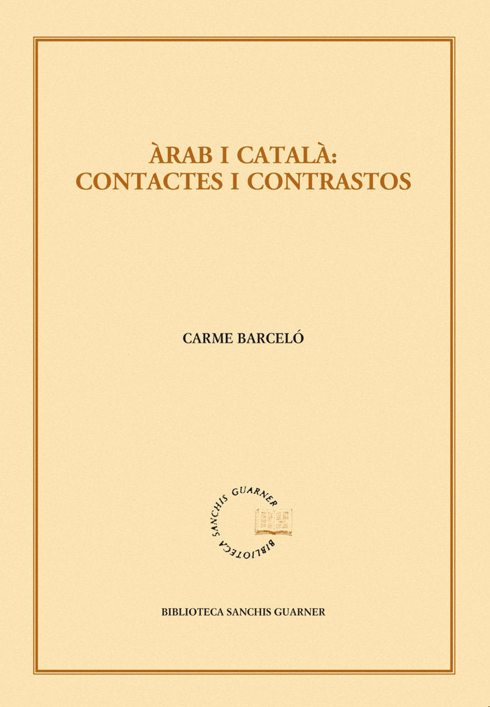 Àrab i català: contactes i contrastos, de Barceló Torres, Carme | portada del libro