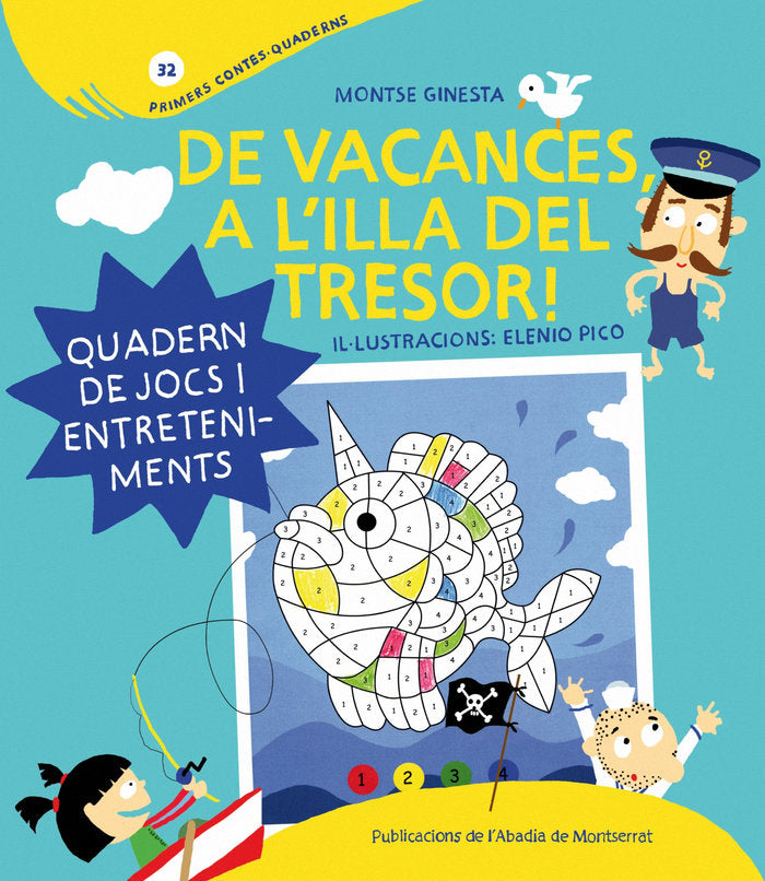 De vacances a l'illa del tresor!, de Ginesta Clavell, Montserrat | portada del libro