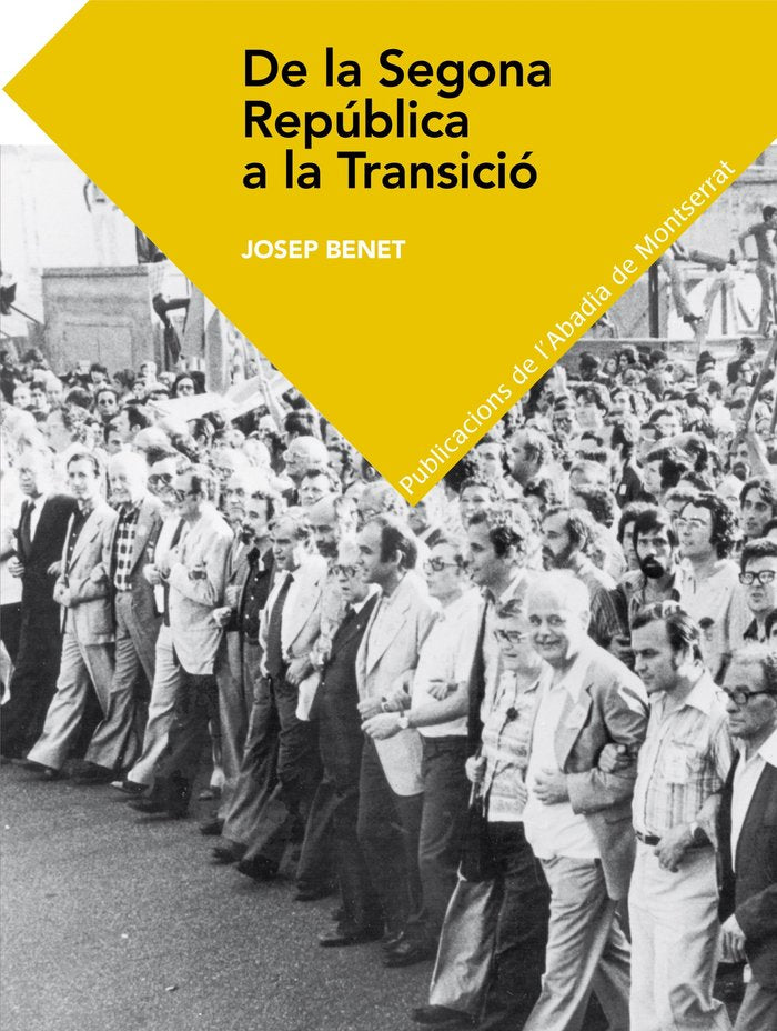 De la Segona República a la Transició, de Benet Morell, Josep | portada del libro