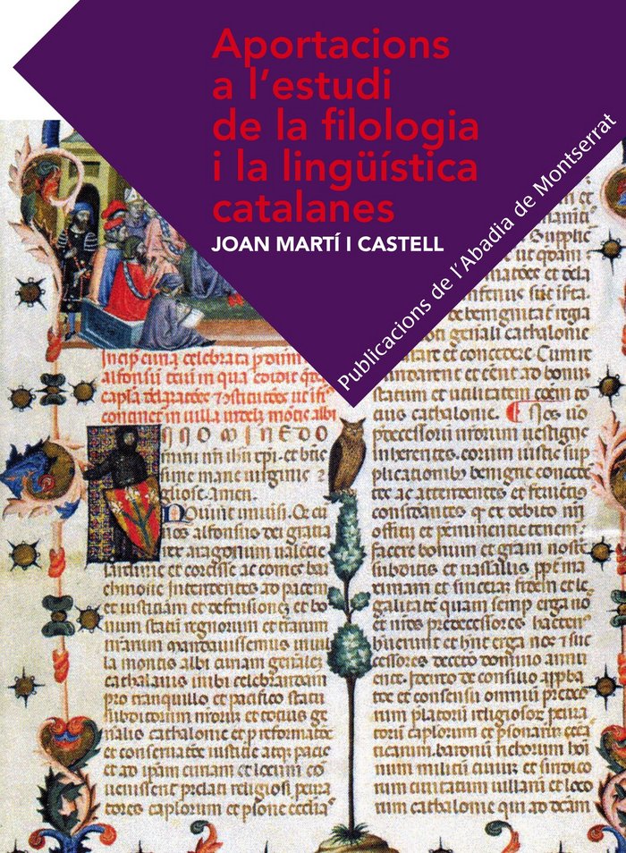 Aportacions a l'estudi de la filologia i la lingüística catalanes, de Martí i Castell, Joan | portada del libro