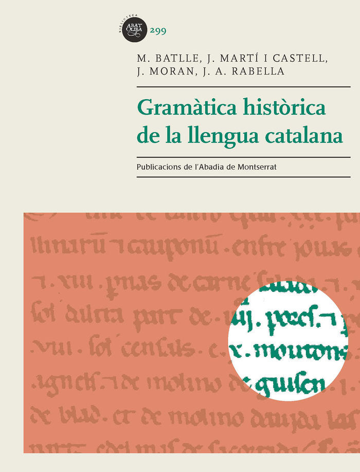 Gramàtica històrica de la llengua catalana, de Martí i Castell | portada del libro