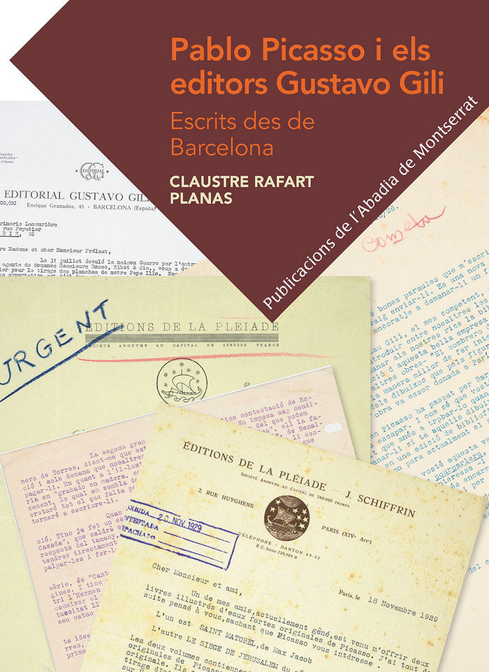 Pablo Picasso i els editors Gustavo Gili, de Rafart i Planas, Claustre | portada del libro