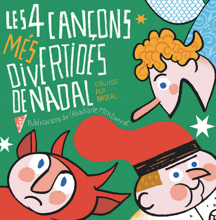 Les 4 cançons més divertides de Nadal, de Varios autores | portada del libro