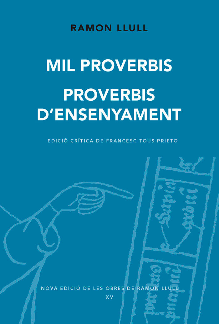 Mil proverbis. Proverbis d'ensenyament, de Llull, Ramon | portada del libro