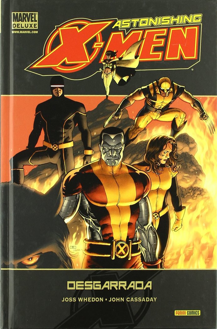 ASTONISHING X-MEN DESGARRADA, de WHEDON | portada del libro