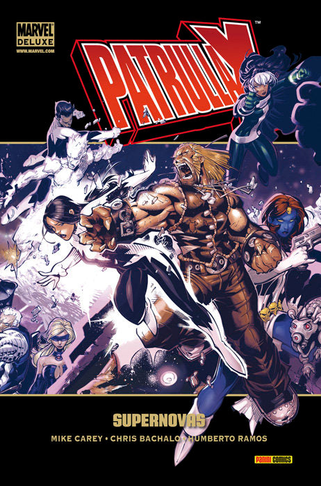 PATRULLA-X: SUPERNOVAS, de CAREY | portada del libro