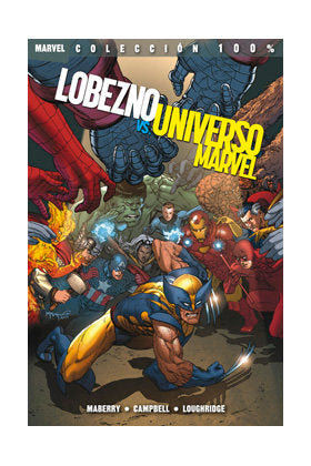 LOBEZNO VS UNIVERSO MARVEL, de MABERRY#CAMPBELL | portada del libro