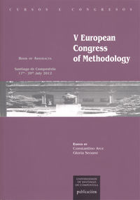 CC/216-V European Congress of Methodology, de Arce Fernández | portada del libro