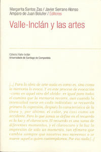 VI/7-Valle-Inclán y las artes, de Varios autores | portada del libro