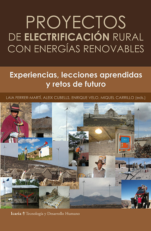 PROYECTOS DE ELCTRIFICACIÓN RURAL CON ENERGÍAS RENOVABLES, de Varios autores | portada del libro