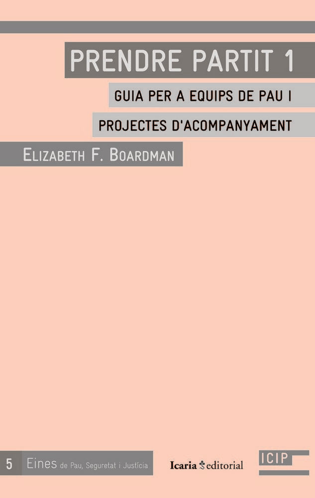 PENDRE PARTIT 1, de Boardman, Elizabeth F. | portada del libro