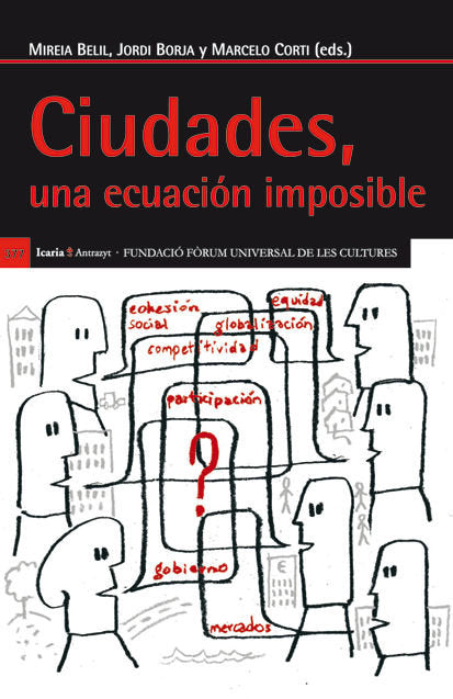 Ciudades, una ecuación imposible, de Varios autores | portada del libro
