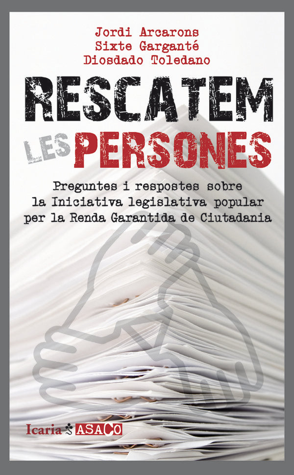 RESCATEM LES PERSONES, de Garganté Petit, Sixte | portada del libro