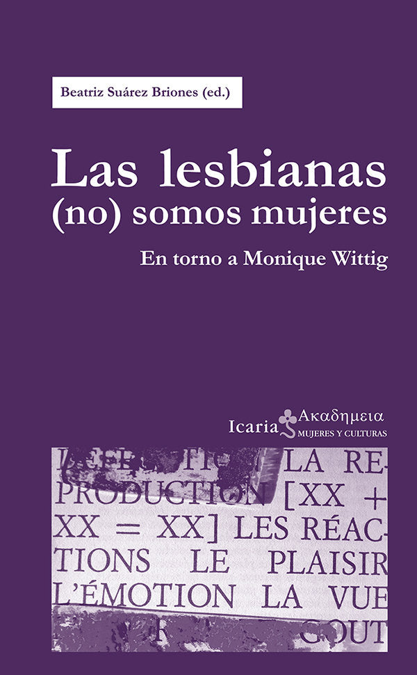 Las lesbianas (no) somos mujeres, de Suárez Briones, Beatriz | portada del libro
