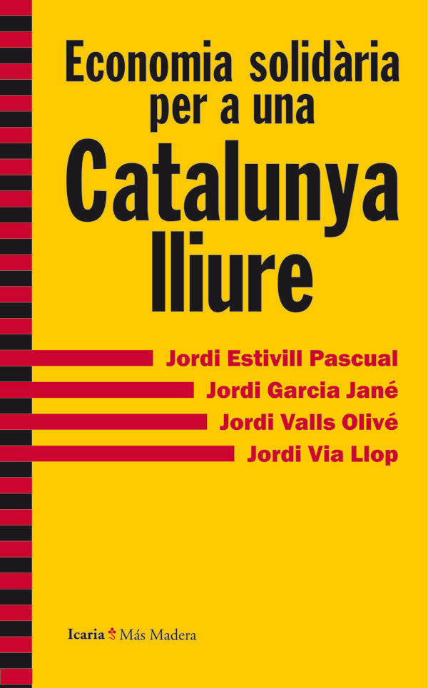 Economia solidària per a una Catalunya lliure, de Estivill Pascual, Jordi | portada del libro