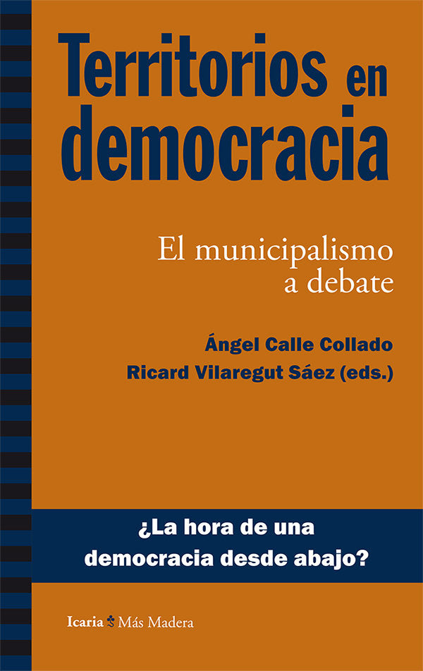 Territorios en democracia, de Calle Collado, Ángel | portada del libro
