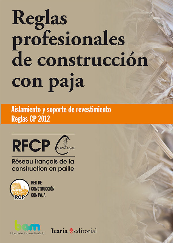 Reglas profesionales de construcción con paja | portada del libro