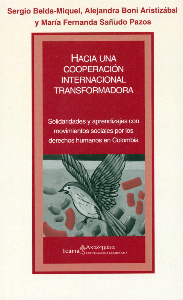 HACIA UNA COOPERACIÓN INTERNACIONAL TRANSFORMADORA, de Belda-Miquel Aristizábal | portada del libro