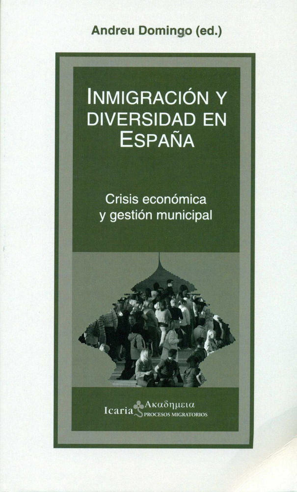 INMIGRACIÓN Y DIVERSIDAD EN ESPAÑA, de Domingo i Valls | portada del libro