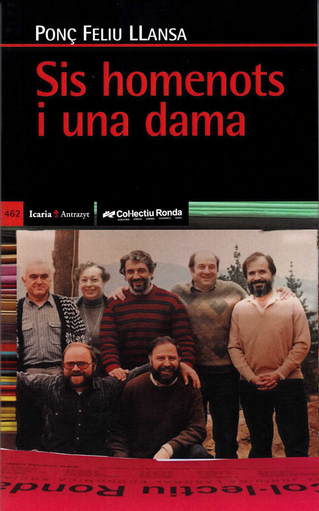 Sis homenots i una dama, de Feliu Llansa | portada del libro