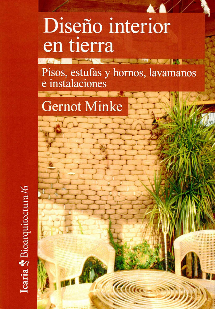 Diseño interior en tierra, de Minke | portada del libro