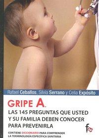 Gripe A, de Rafael Ceballos#Silvia Serrano y Celia Expósito | portada del libro