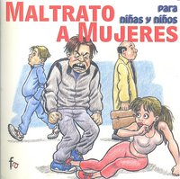 Maltrato a mujeres para niñas y niños | portada del libro