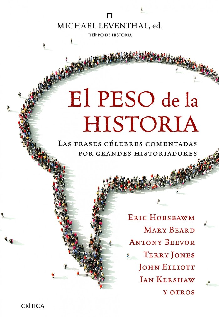 El peso de la historia, de MICHAEL LEVENTHAL, ED. | portada del libro
