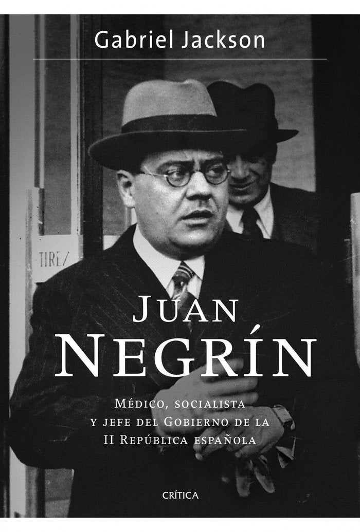Juan Negrín, de Jackson | portada del libro