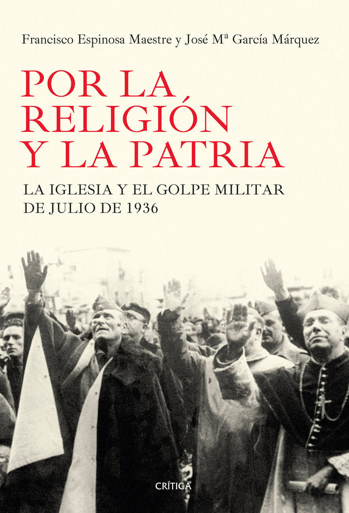 Por la religión y la patria, de Espinosa | portada del libro