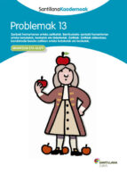 PROBLEMAK 13 SANTILLANA KOADERNOAK, de Varios autores | portada del libro