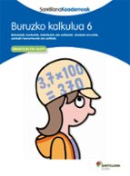 BURUZKO KALKULUA 6 SANTILLANA KOADERNOAK, de Varios autores | portada del libro