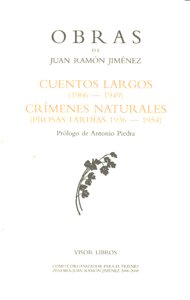 O.C. Juan Ramón Jimenez cuentos largos crimenez naturales, de JIMENEZ | portada del libro