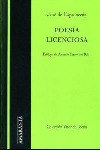Poesía licenciosa, de Espronceda, José de | portada del libro
