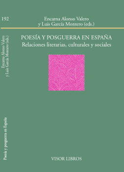 `Poesía y Posguerra en España, de Alonso Valero, Encarna | portada del libro