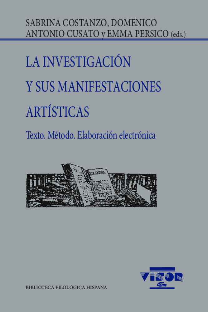 LA INVESTIGACION Y SUS MANIFESTACIONES ARTISTICAS, de COSTANZO, SABRINA | portada del libro
