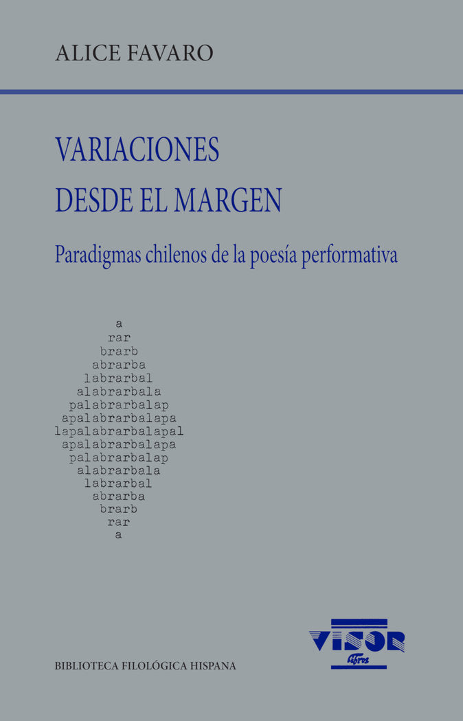 VARIACIONES DESDE EL MARGEN, de FAVARO, ALICE | portada del libro