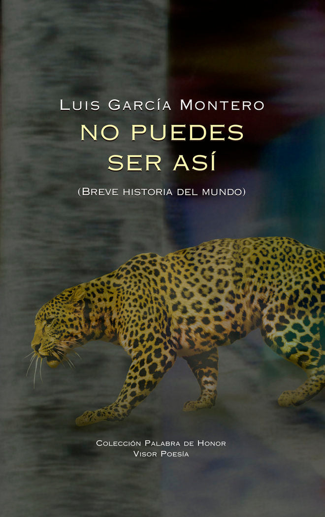 NO PUEDES SER ASI, de GARCIA MONTERO, LUIS | portada del libro