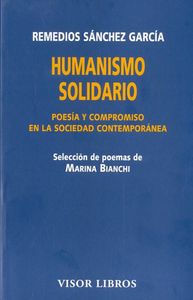 Humanismo solidario, de Sánchez García, Remedios | portada del libro