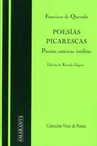 Poesías Picarescas, de Quevedo, Francisco de | portada del libro