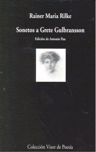 SONETOS A GRETE GULBRANSSON, de Rilke | portada del libro